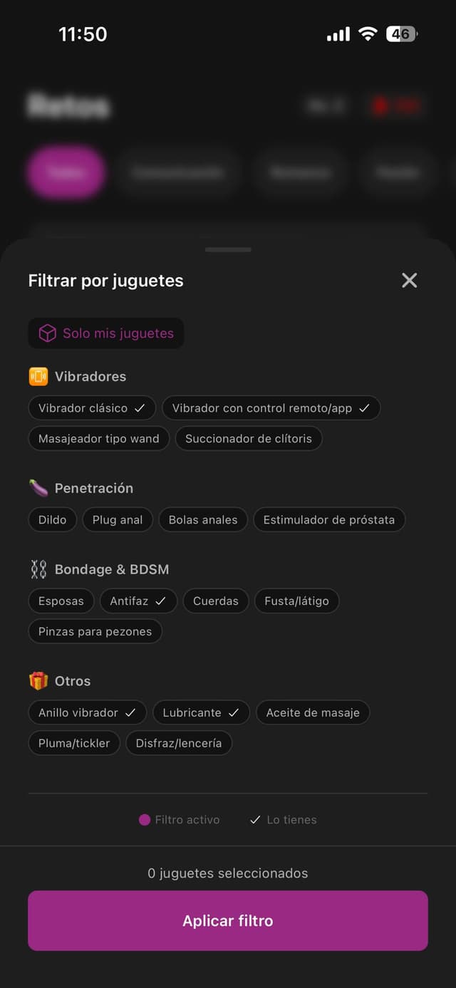 La Pepa App - Filtrar por juguetes